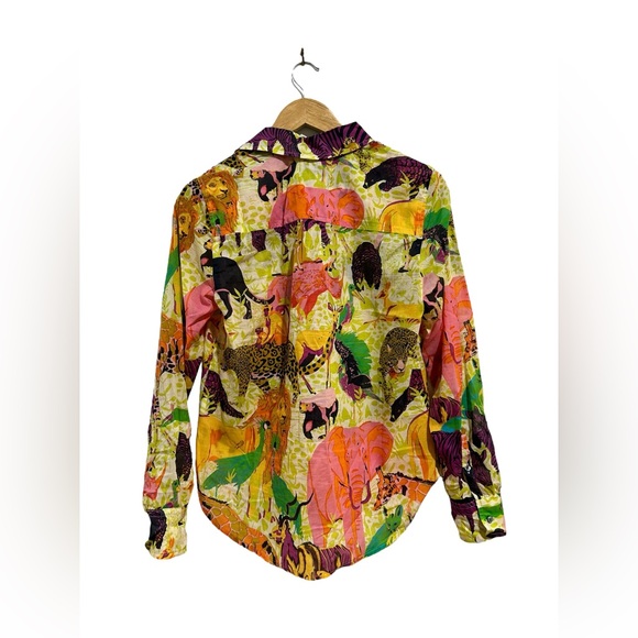 Animal Patterned J. Crew Button Down - Picture 2 of 7